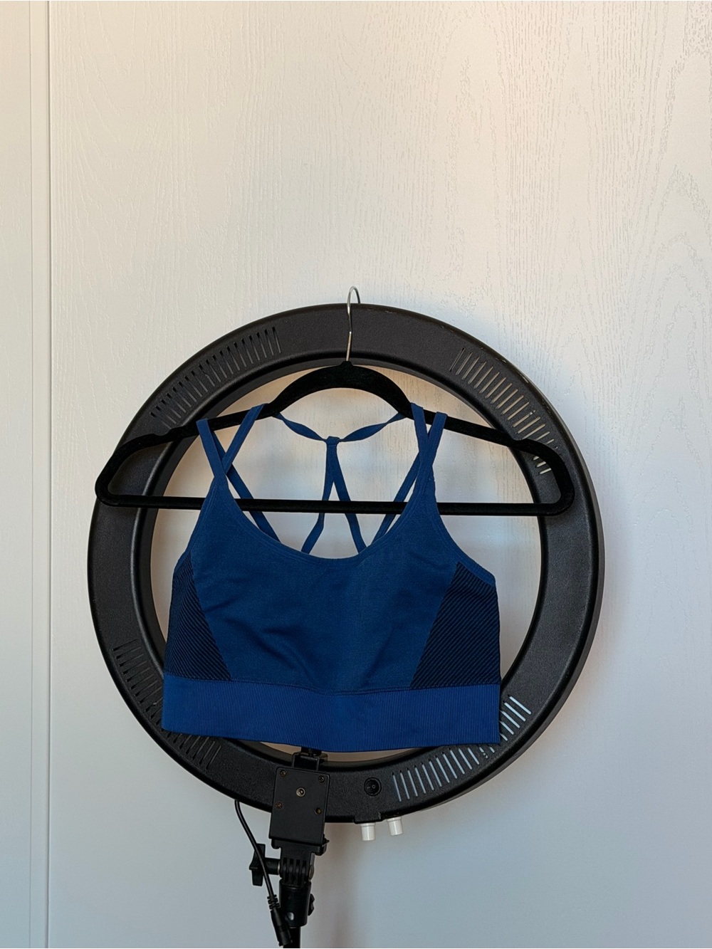 Blue Strappy Sports Bralette - Women Intimates & Sleepwear